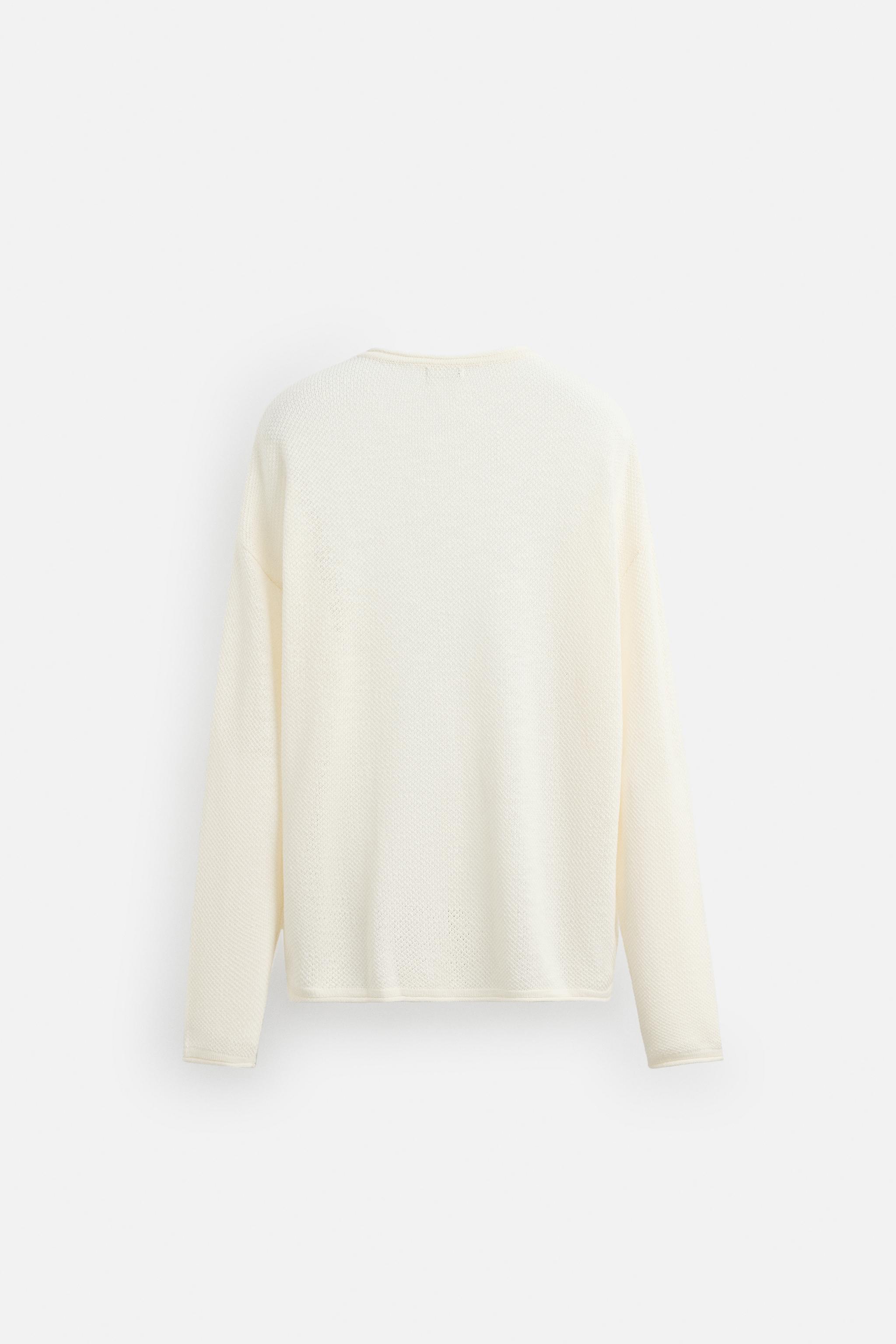 【ZARA】リラックスフィット テクスチャセーター | 2893/412/737 ZARA】リラックスフィット テクスチャセーター | 2893/412/737