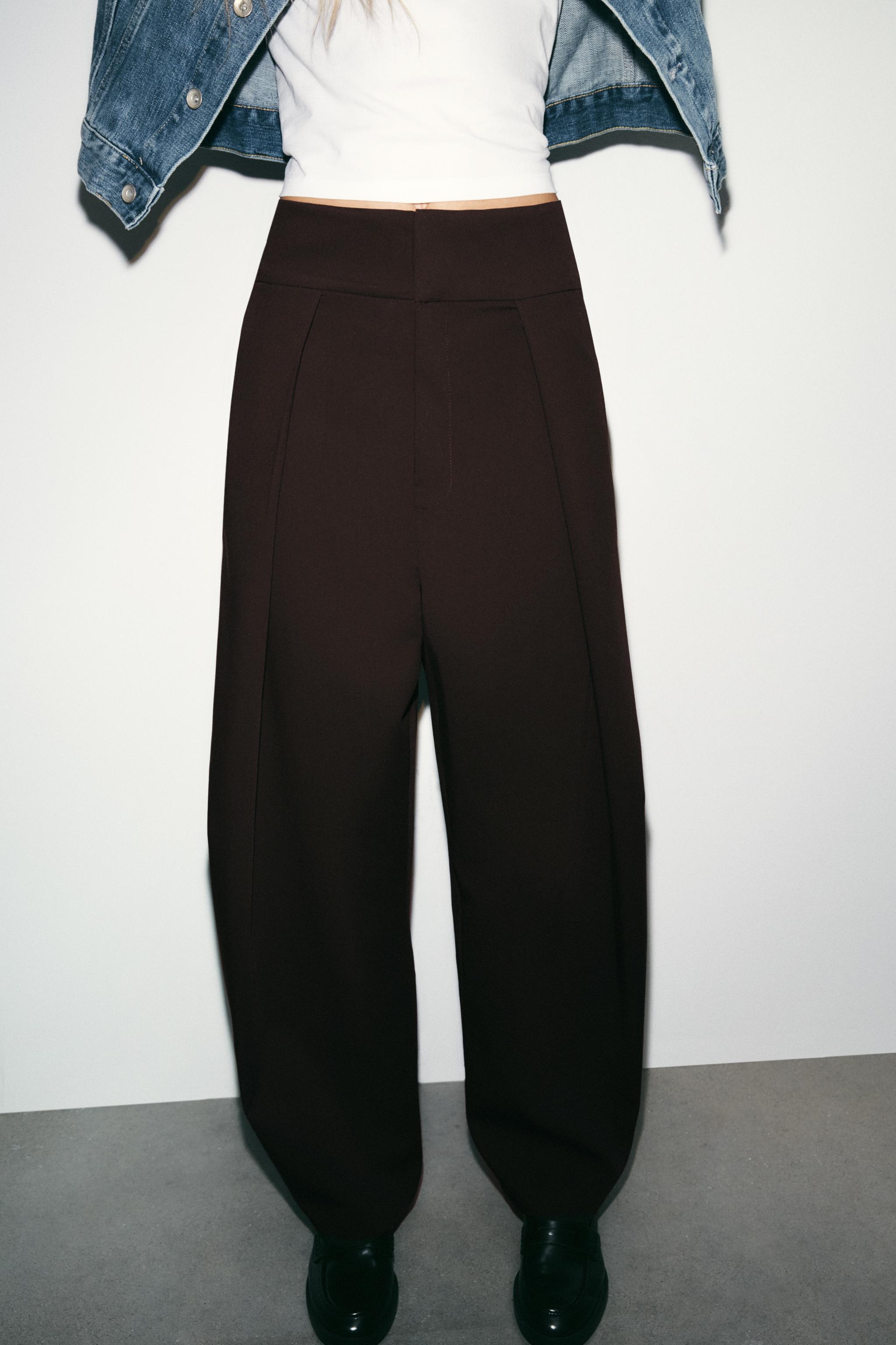 PANTALON BALLON À PLIS