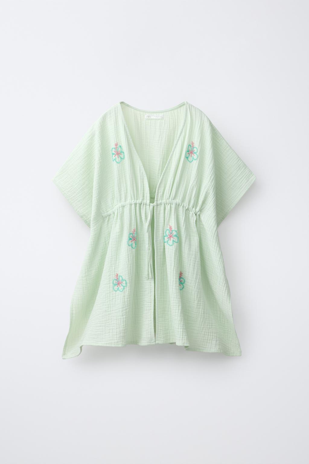 HIBISCUS BEADED KAFTAN
