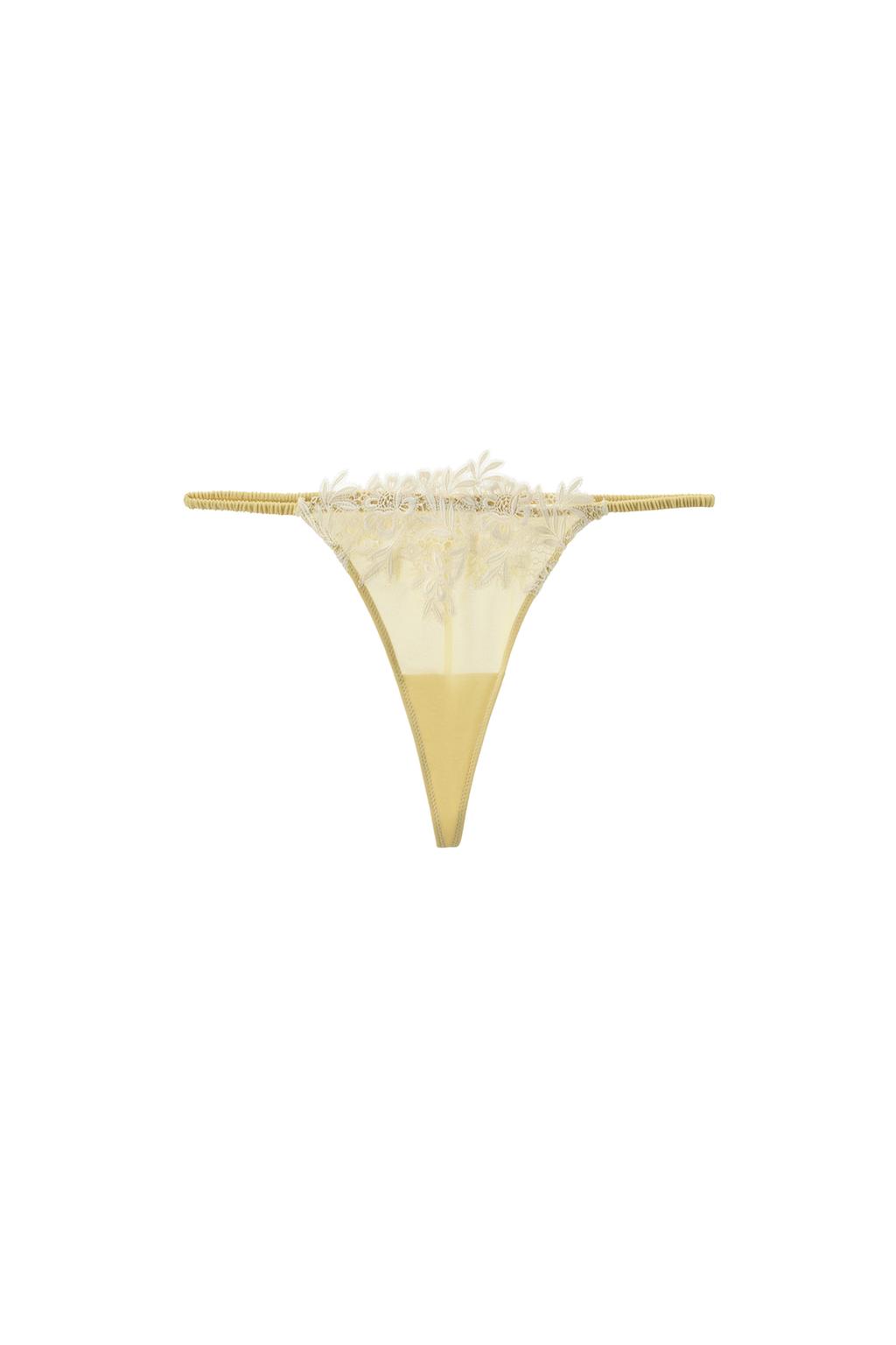 CONTRAST LACE THONG - image 3