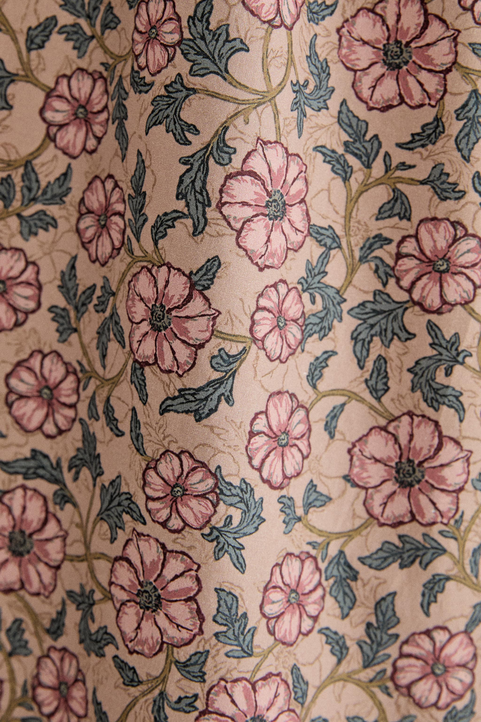 PANTALON BOUFFANT FLEURS