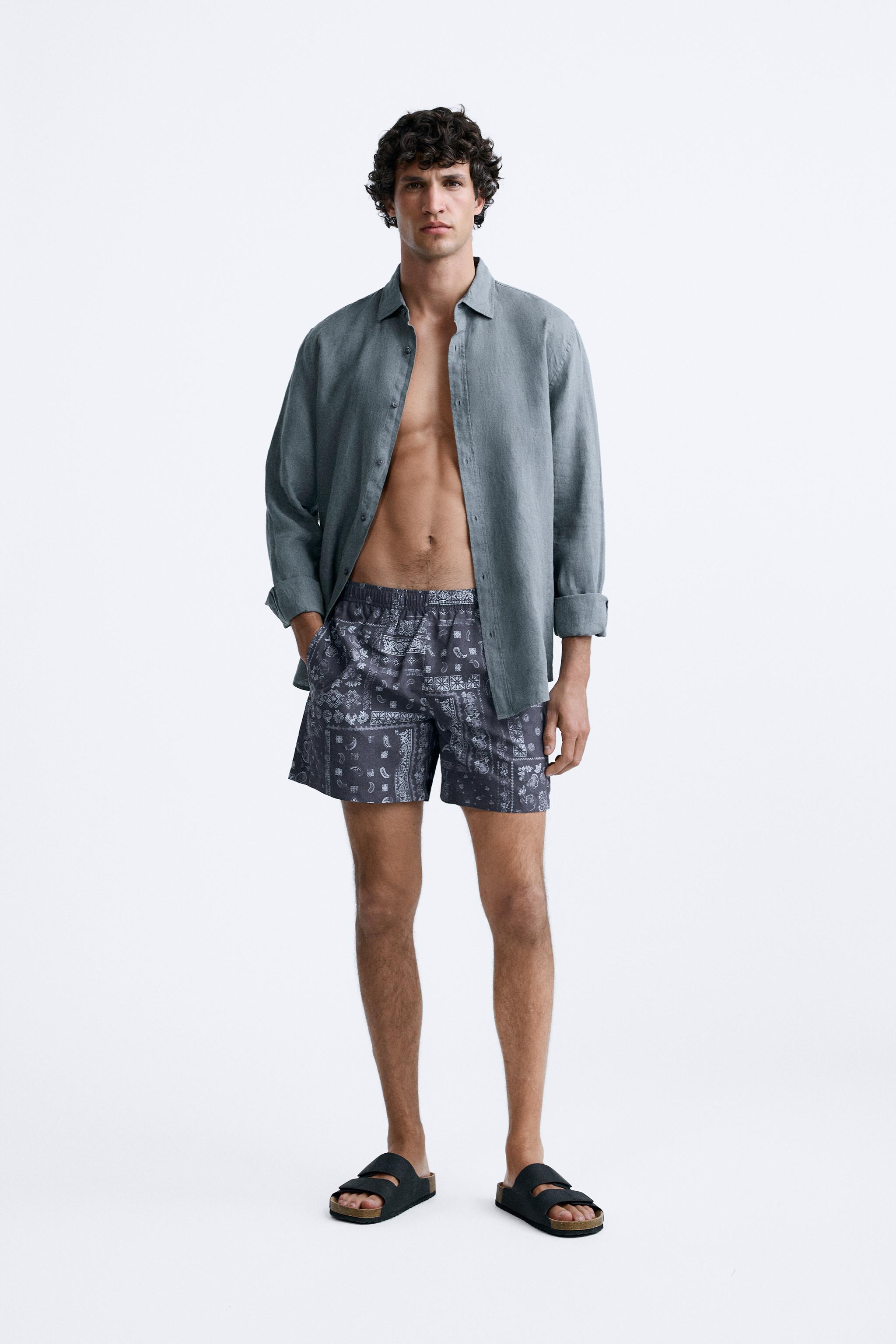 Zara mens best sale bathing suits