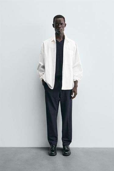 PANTALÓN JOGGER BÁSICO - Marino de Zara - Imagen 0