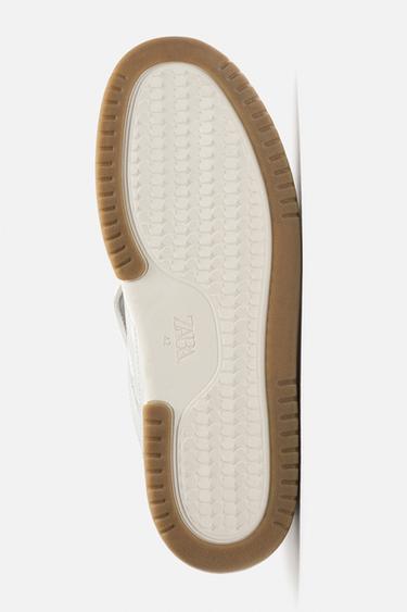 METALLIC PADDED TRAINERS - Silver by Zara - Image 3