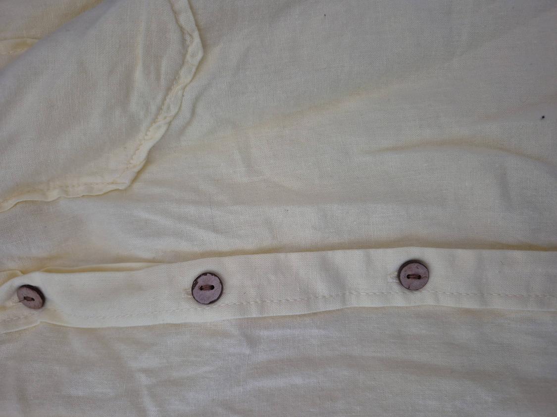 CROPPED LINEN BLEND SHIRT - Image 4