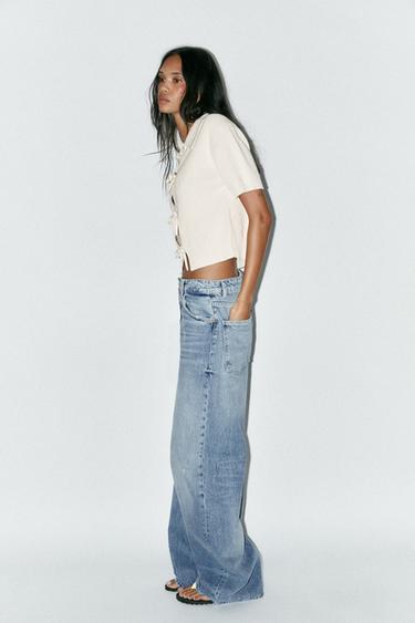 KNIT TOP WITH BOWS - Ecru by Zara - Image 1