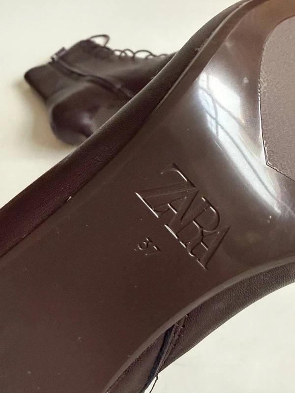 LEATHER KITTEN ANKLE BOOTS - Image 6