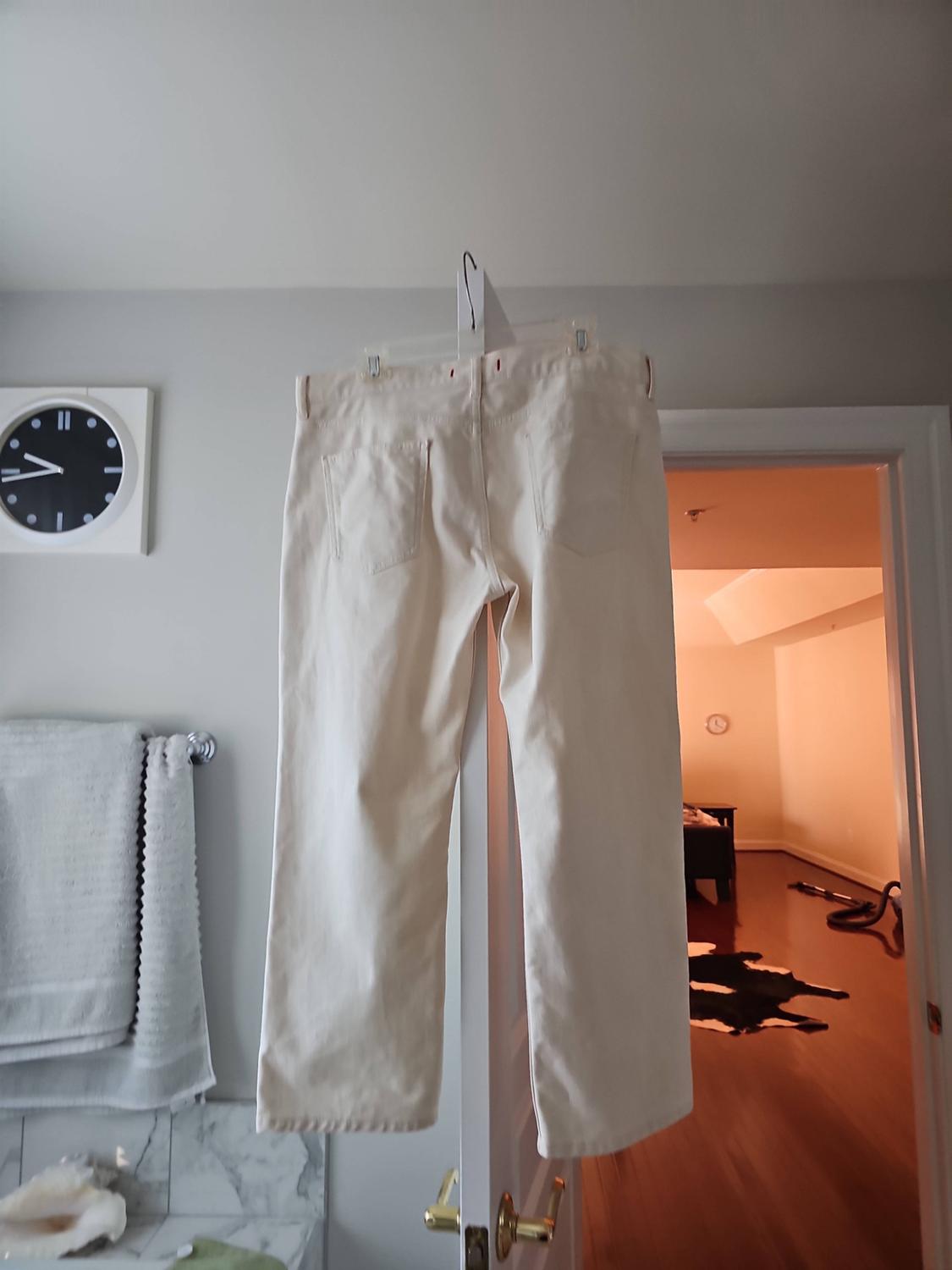 LOW RISE STRAIGHT LEG VELVET JEANS ZW COLLECTION - Image 3