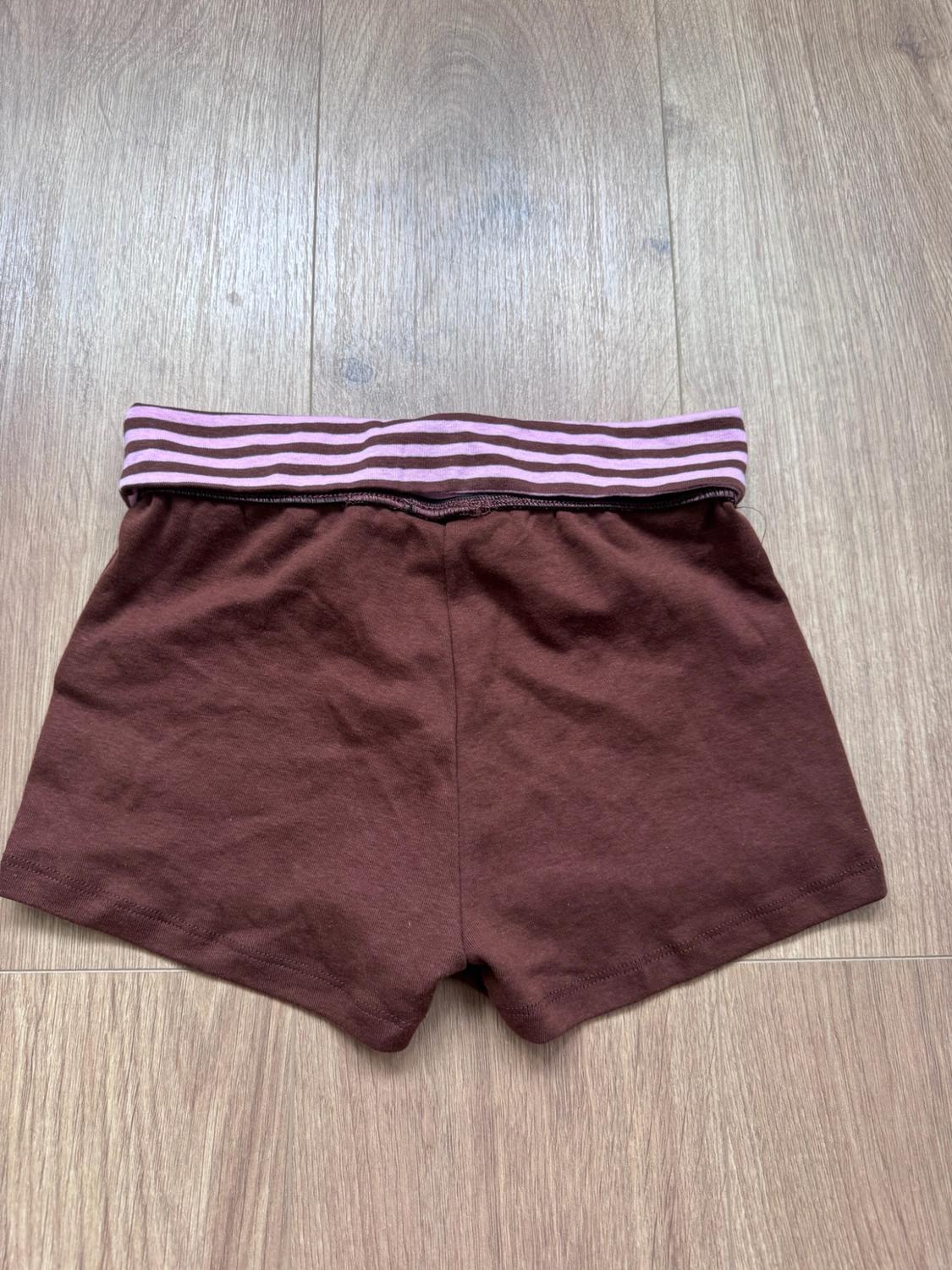 MINI SHORTS WITH STRIPED WAIST - Image 3