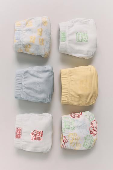 1 1/2-6 ANYS/ PAQUET DE SIS ESLIPS DE VEHICLES - Multicolor de Zara