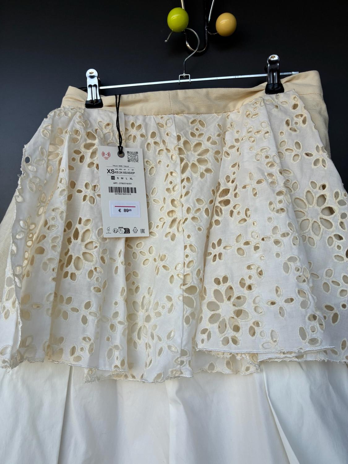 ZW COLLECTION LIMITED EDITION PATCHWORK MIDI SKIRT - Image 2