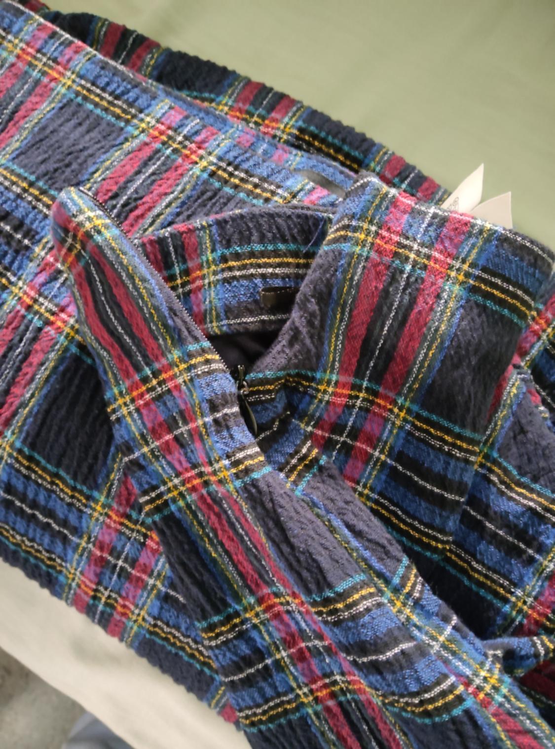 CHECK MIDI SKIRT - Image 6