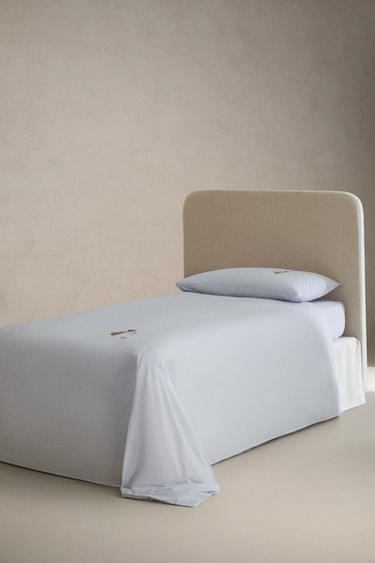 HOUSSE DE COUETTE ENFANT COTON LAPIN - Bleu de Zara - Image 1