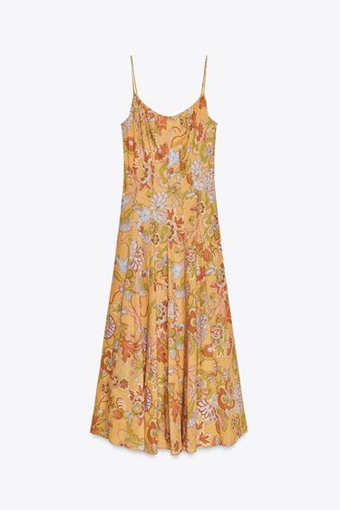ROBE IMPRIMÉE FLEURS ZW COLLECTION - Multicolore de Zara - Image 5