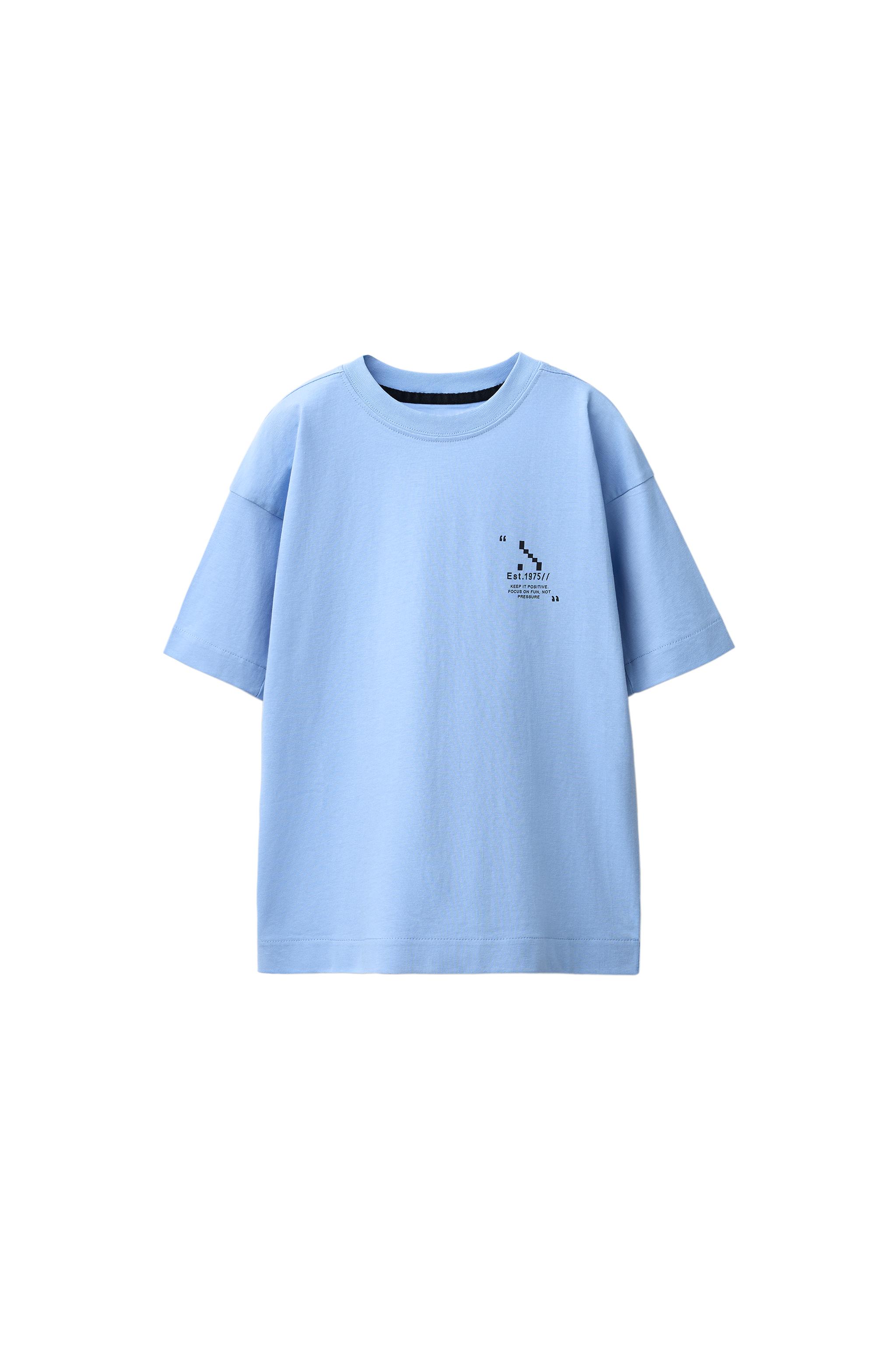 新作salsation Tシャツ With split M Light blue 新作salsation T