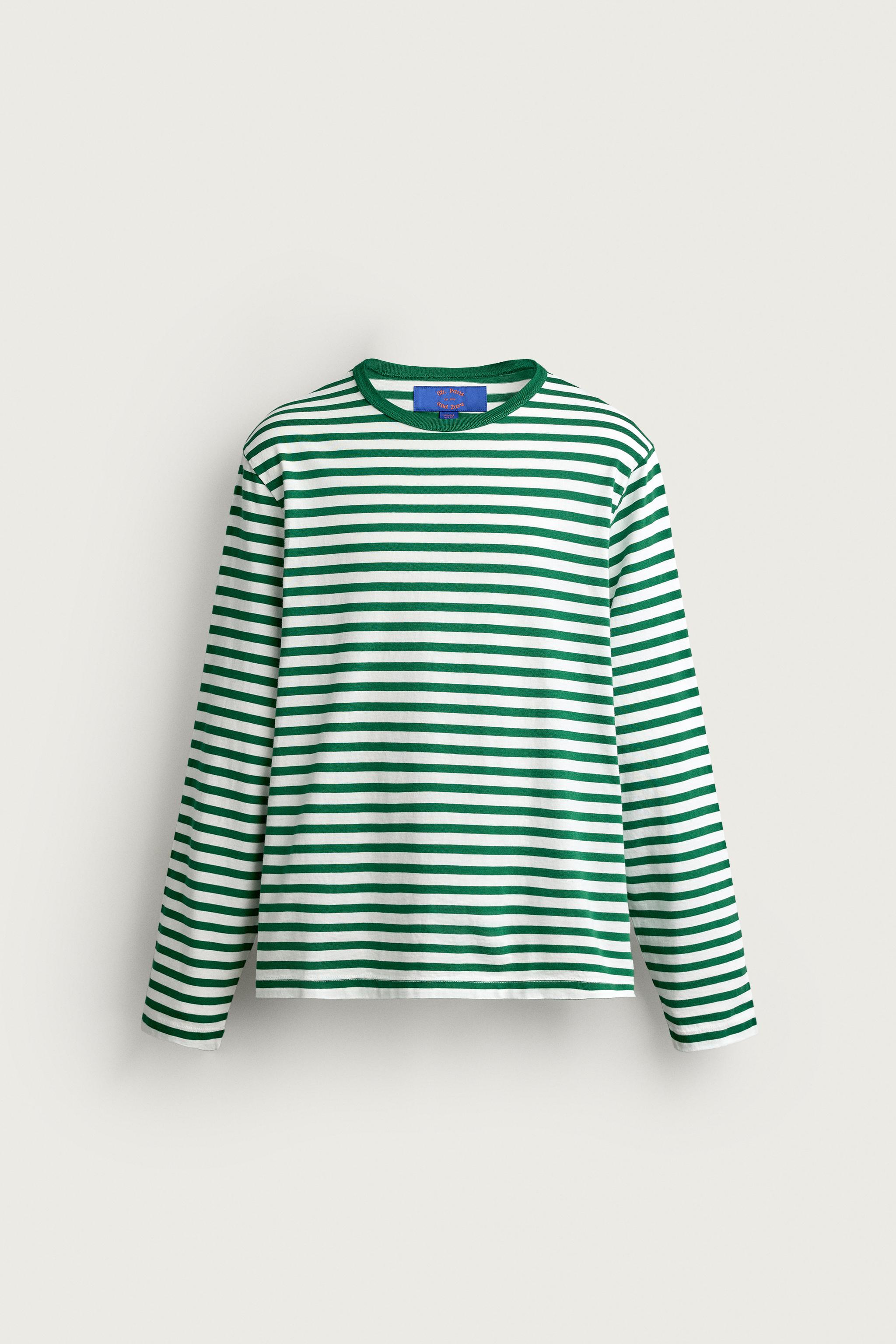 T-SHIRT RAYÉ 0FR. PARIS X ZARA