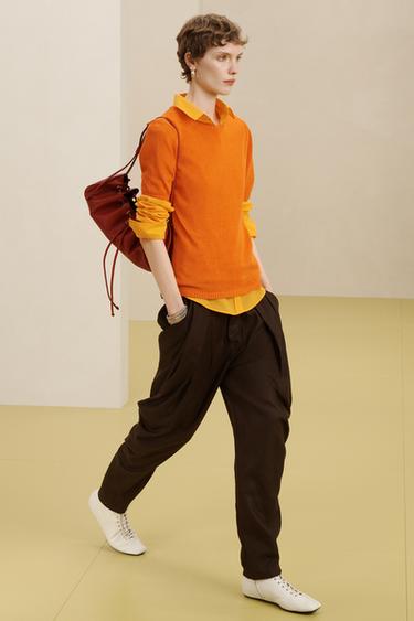 LTHR SHLDR BG 17 - Червоний Zara