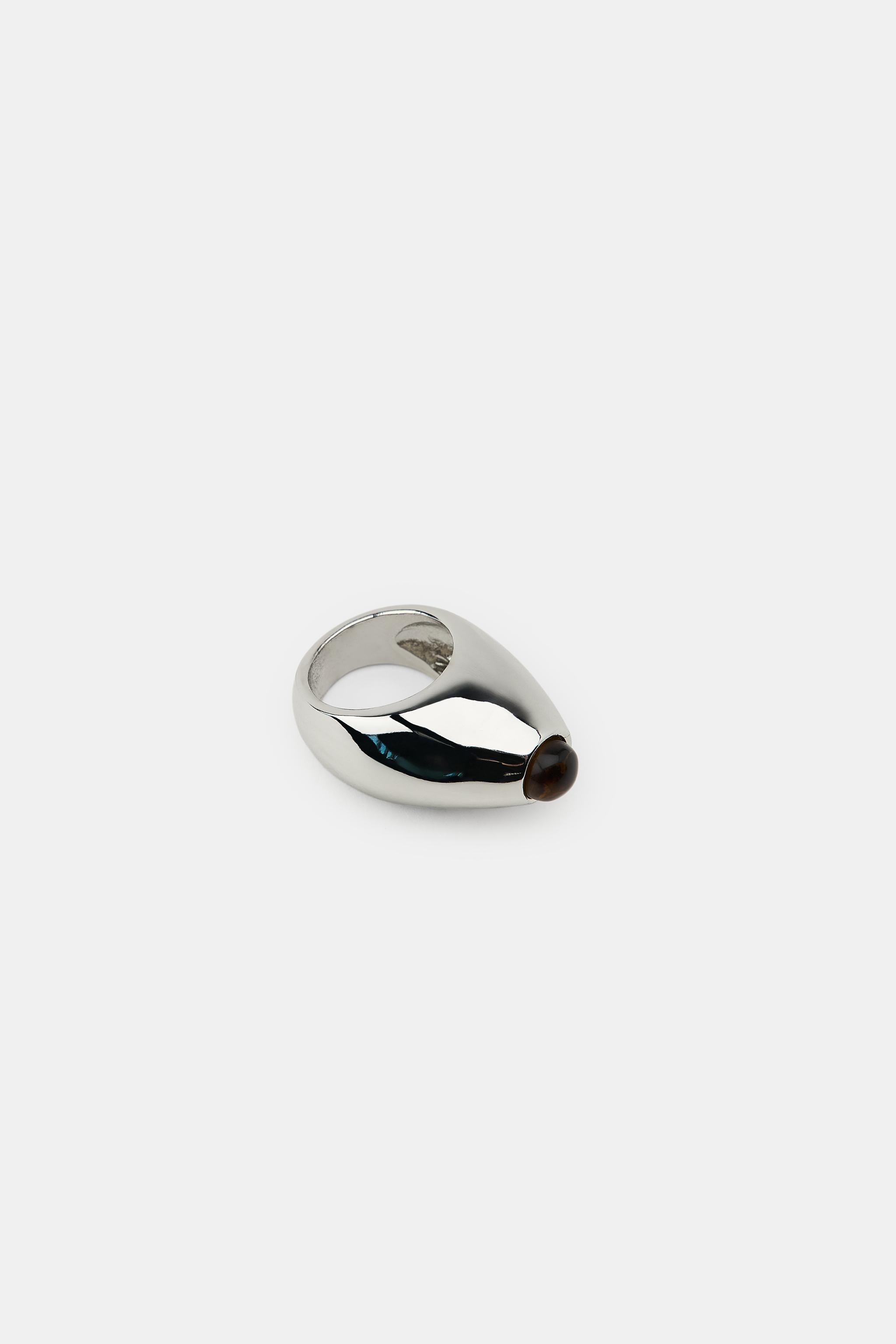 2-PACK OF STONE RINGS