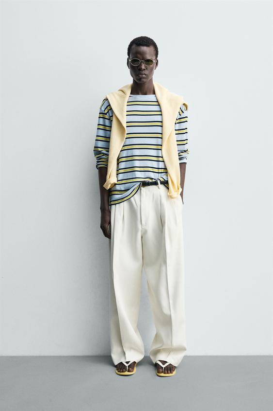 STRIPED JACQUARD T-SHIRT from Zara - $49.90