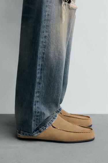 LEDERMOKASSIN - Beige von Zara - Bild 0