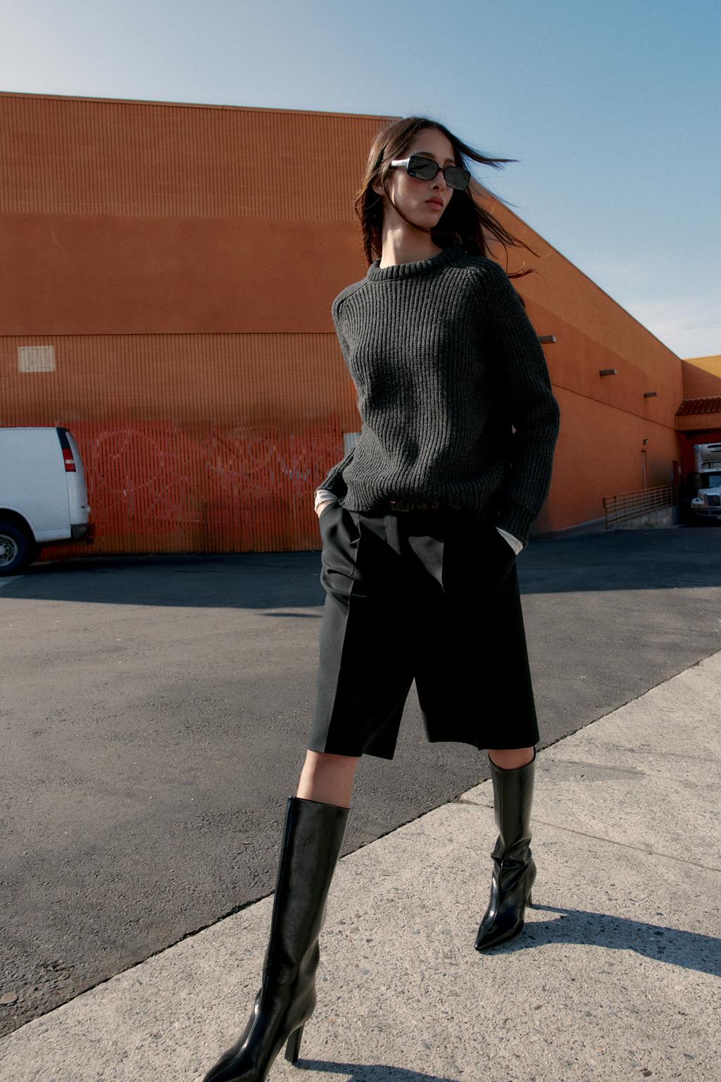 LONG SHORTS WITH BELT
