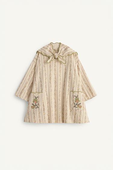 VESTIDO CON PAÑOLETA FLORES LIMITED EDITION - Multicolor de Zara