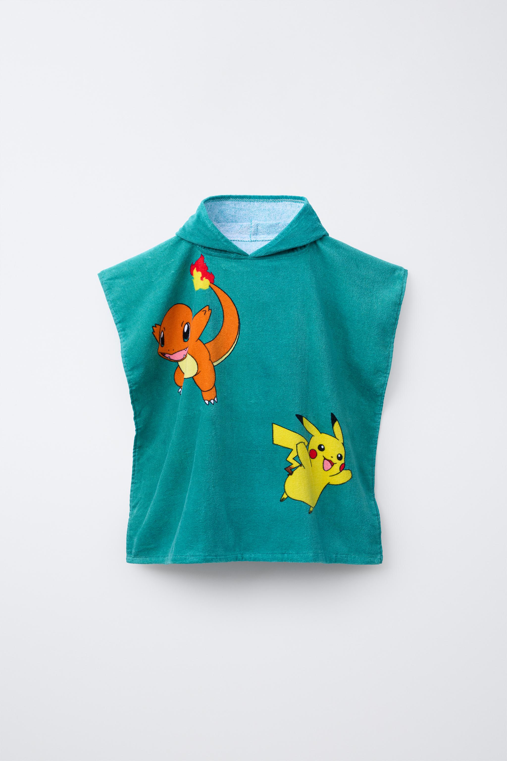POKÉMON™ポンチョタオル - グリーン | ZARA Japan / 日本