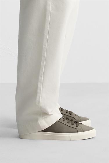 ZAPATILLA BÁSICA - Verde agua de Zara - Imagen 0