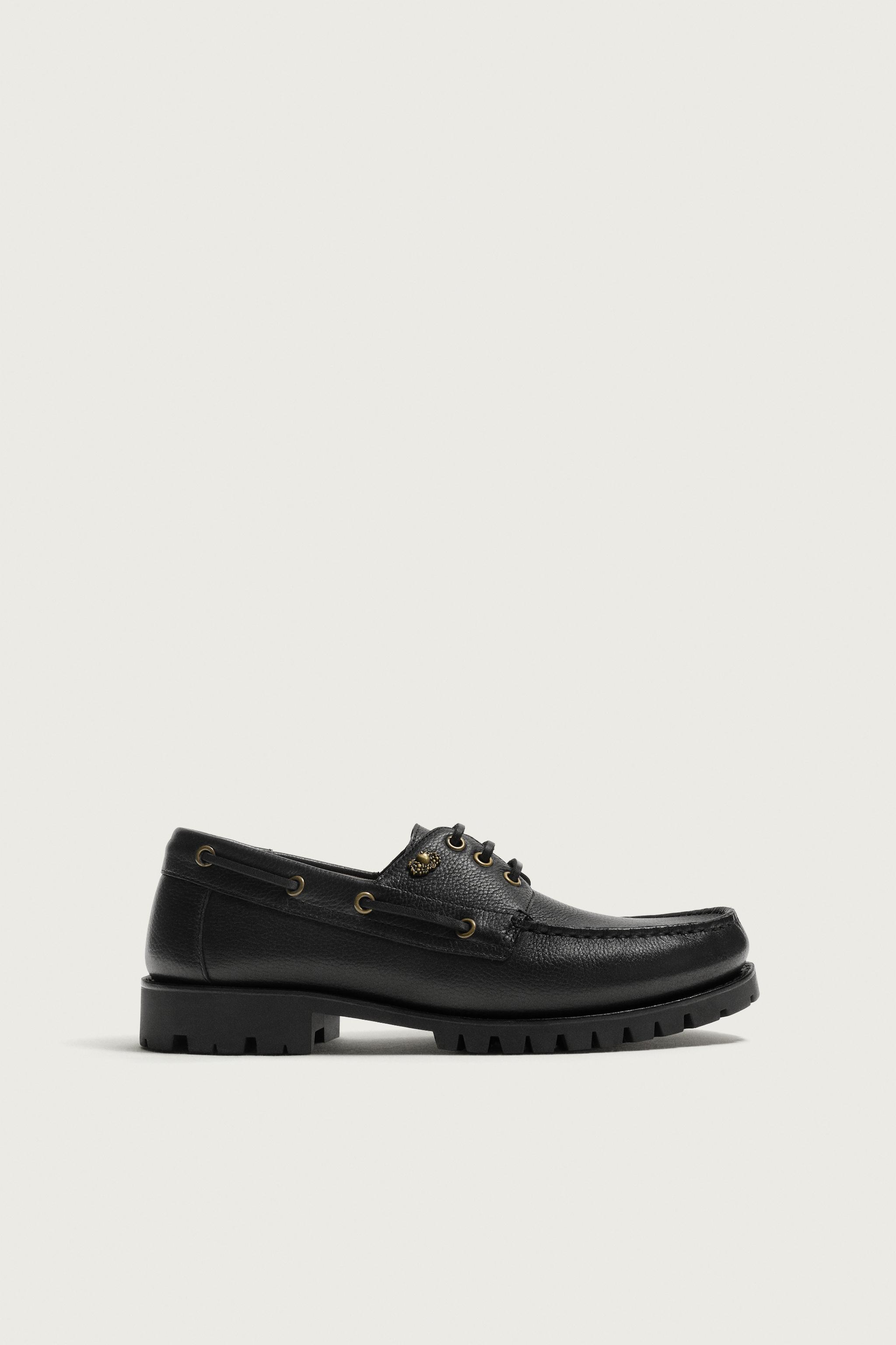 CHAUSSURES BATEAU EN CUIR FRUIT OF THE LOOM™