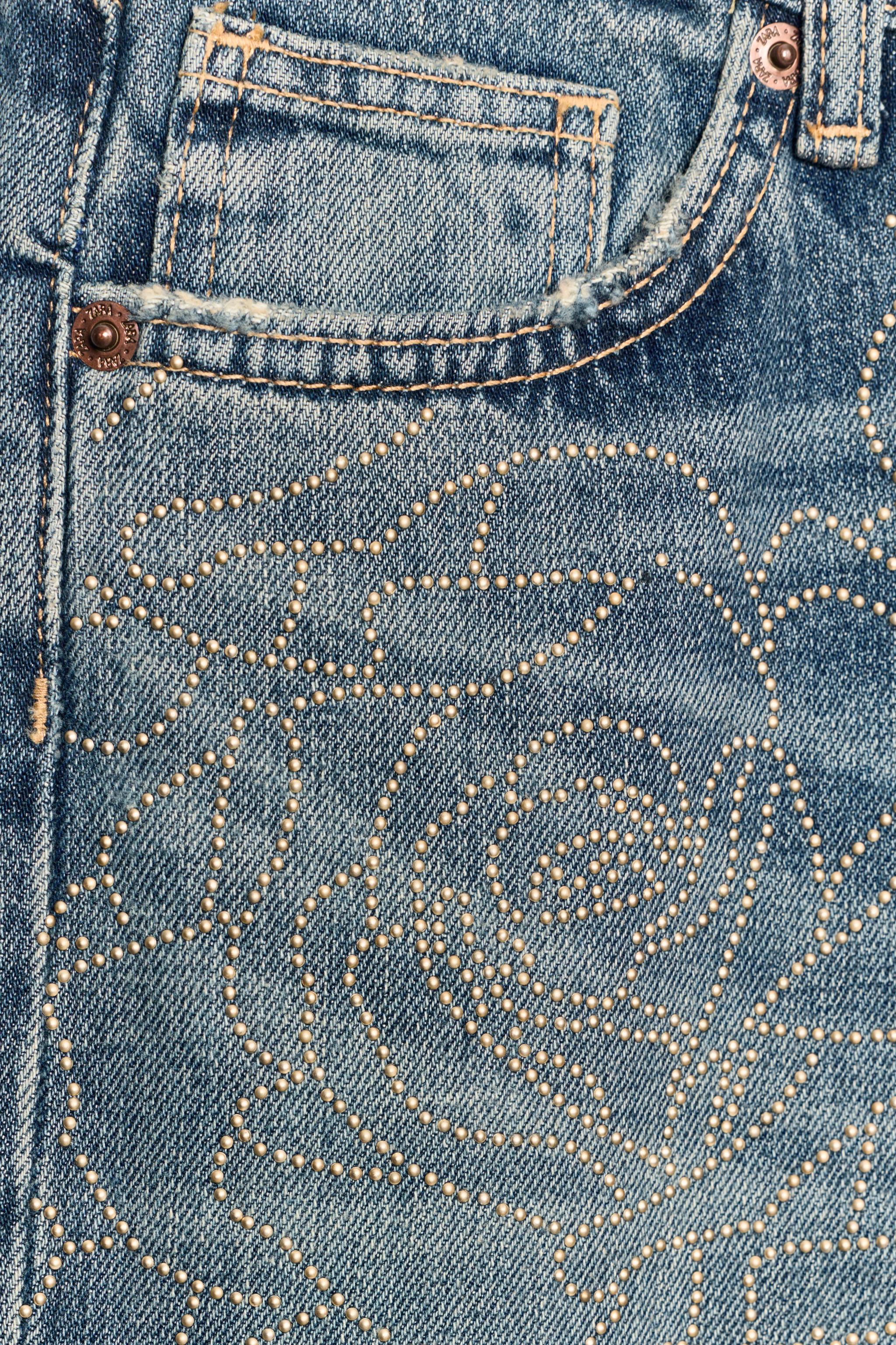 JEANS TRF LOOSE FIT TAILLE BASSE BRILLANT