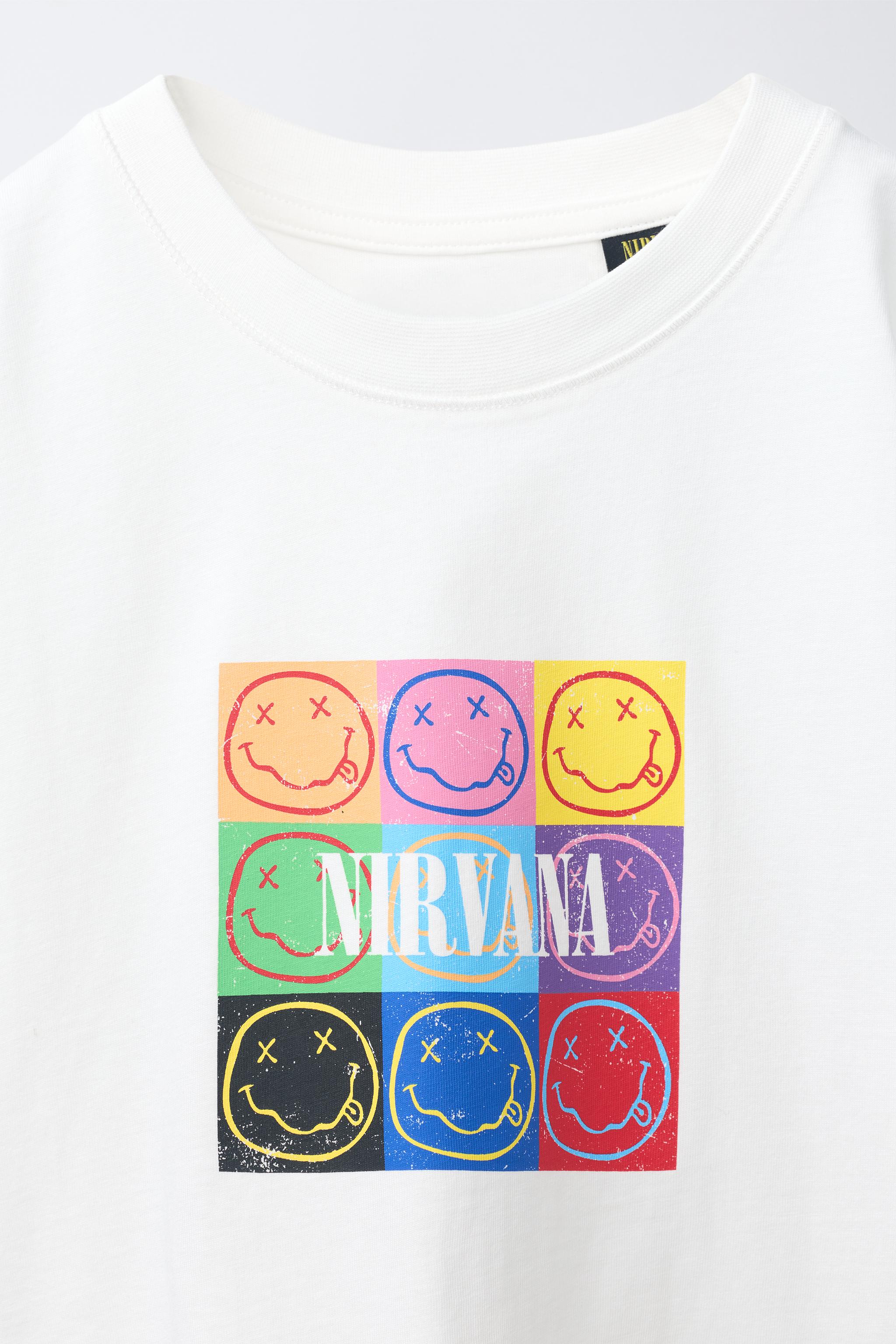 Детские футболки Zara NIRVANA ® PRINTED T-SHIRT — фото 4