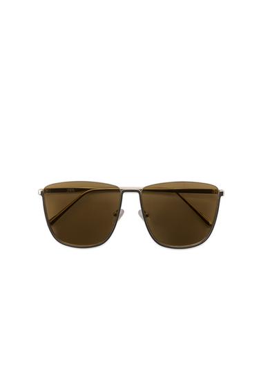 スクエアメタルサングラス - THE ITEM ZARA WOMANゴールドZaraのスクエアメタルサングラス - THE ITEM ZARA WOMAN - ゴールド 