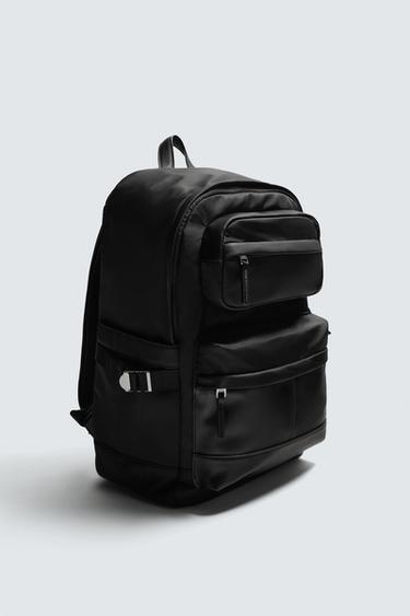 SAC À DOS TECHNIQUE MULTIPOCHES - Noir de Zara - Image 3