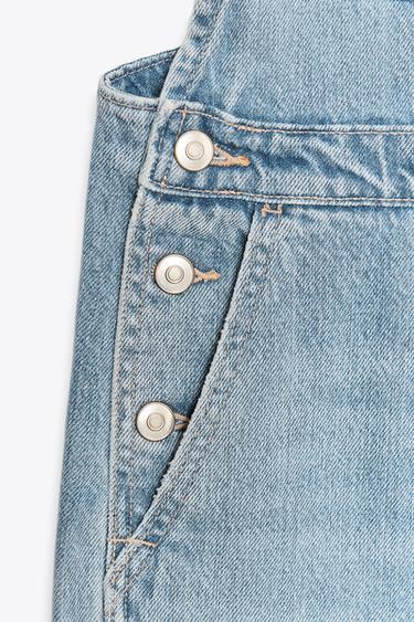 TRF DENIM DUNGAREES - Light blue by Zara - Image 8