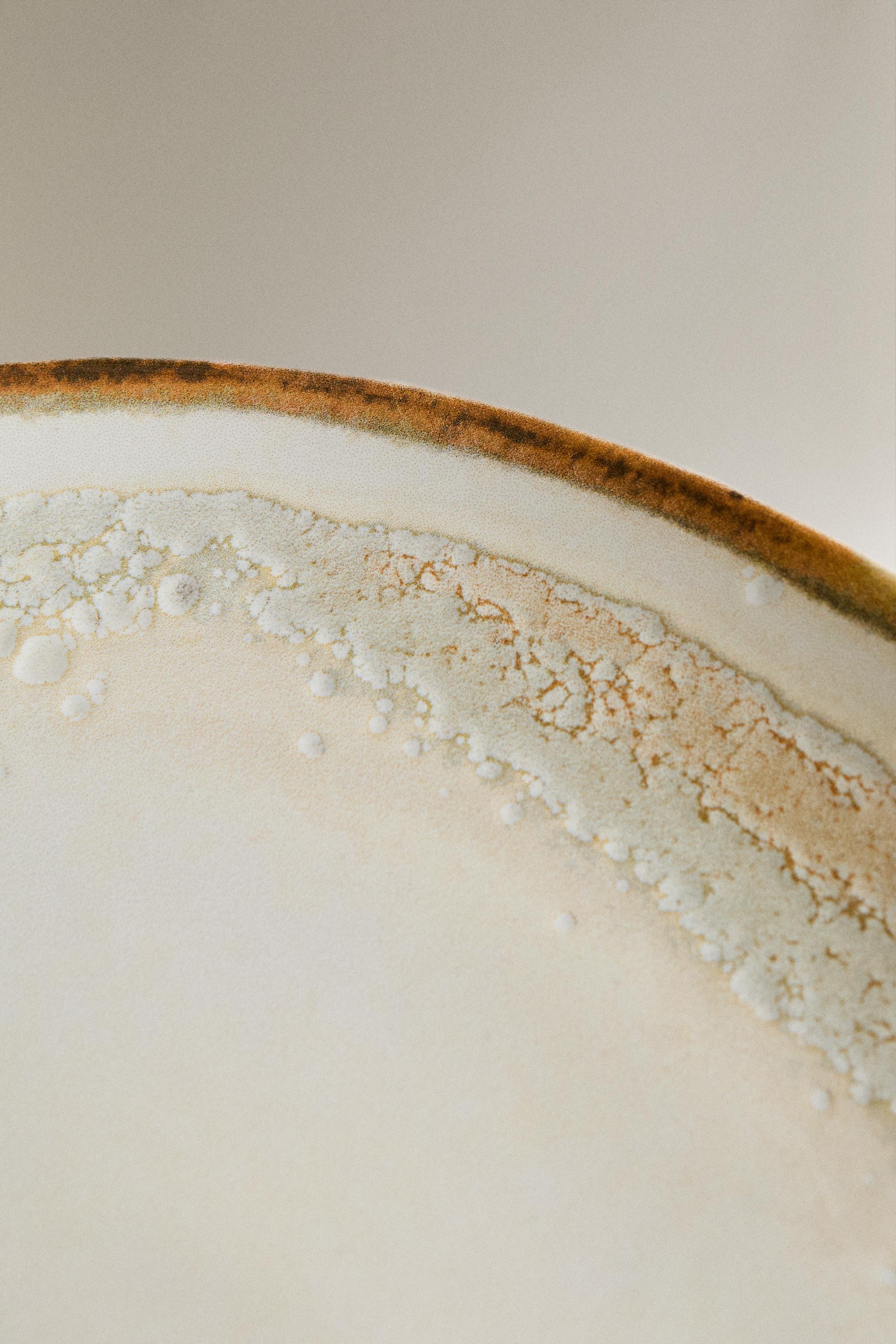 PLAT ROND GRÈS