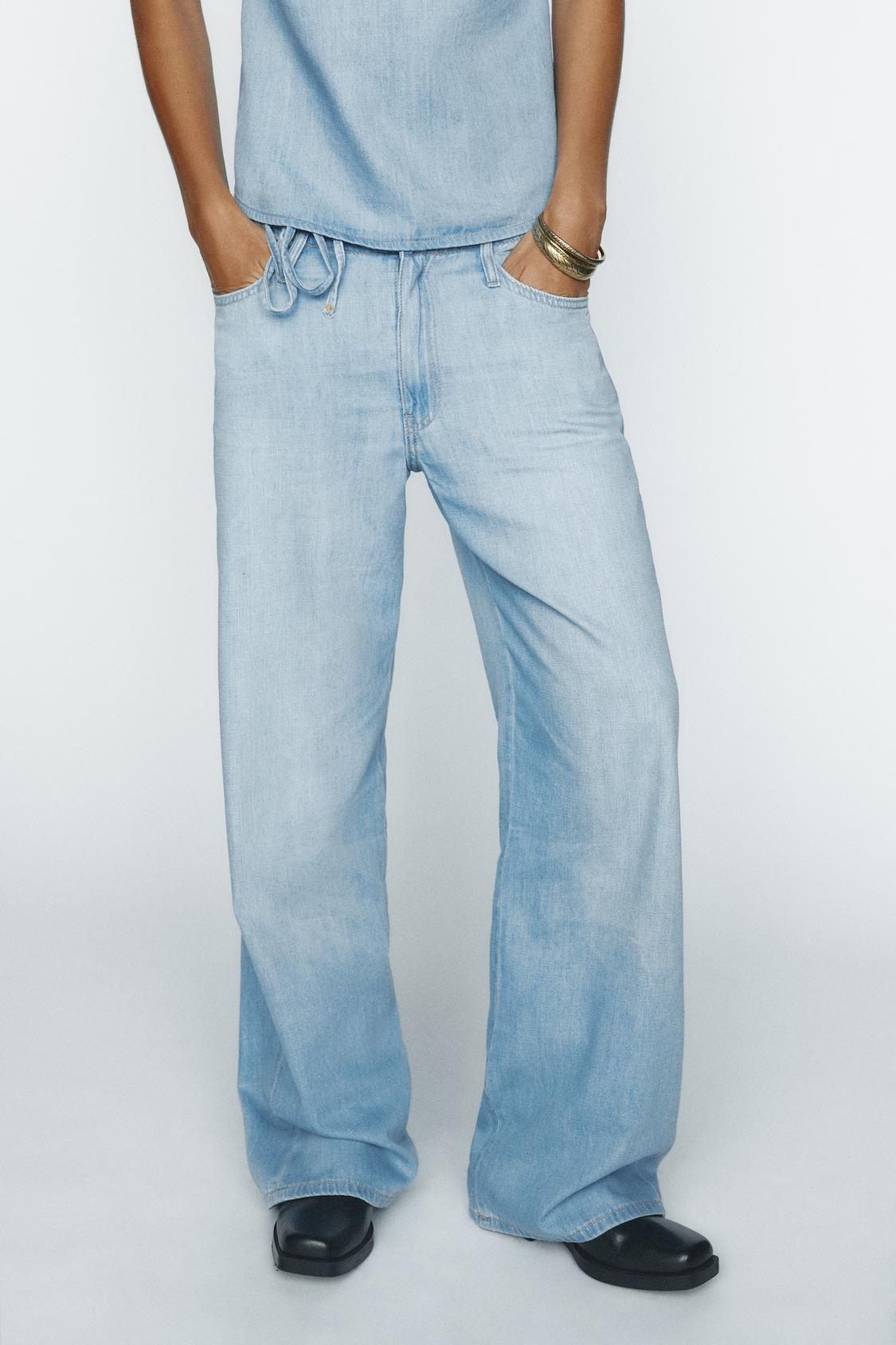 TRF DENIM PYJAMA TROUSERS