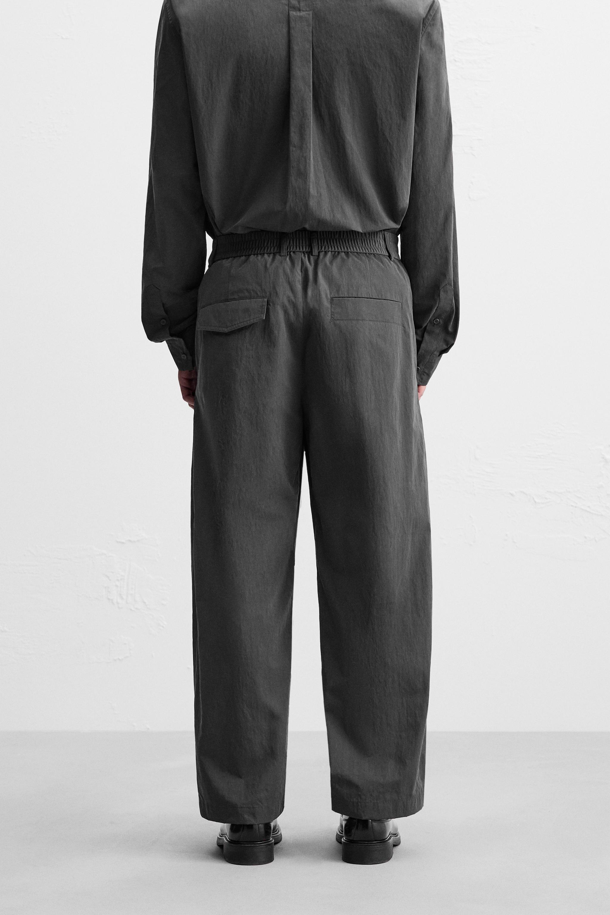 プリーツ パンツ - ブラック | ZARA Japan / 日本