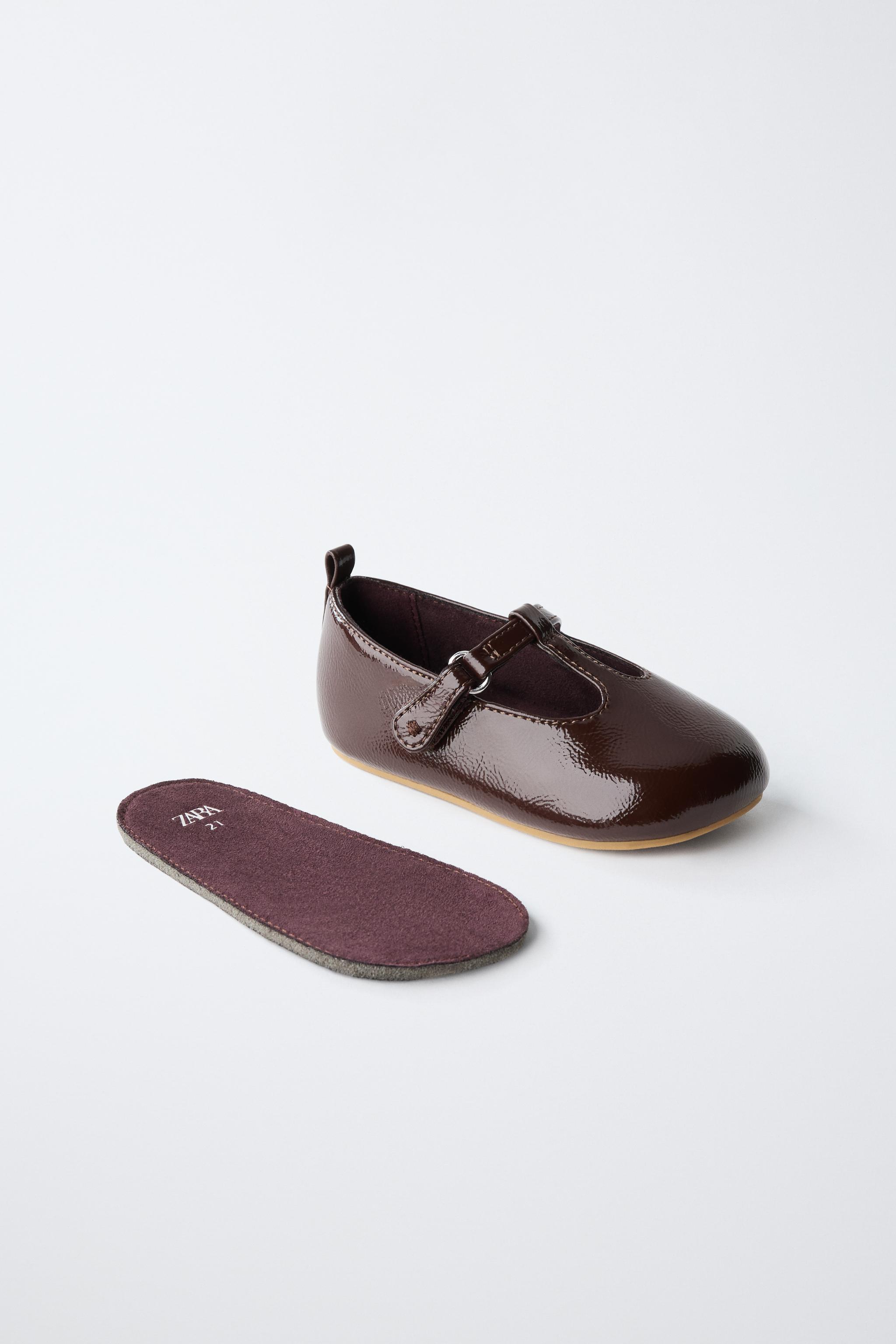 BAREFOOT PATENT BALLET FLATS