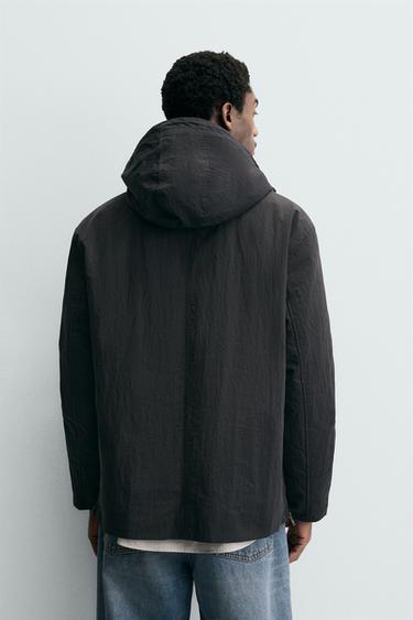 TECHNICAL PARKA WITH POCKETS - Charcoal by Zara - Image 2