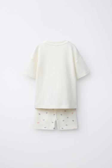 2-6 ANS/ PYJAMA IMPRIMÉ POISSONS - Blanc de Zara - Image 1