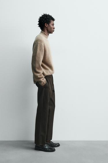 PULL LAINE ET SOIE BOUTONNÉ - Beige de Zara - Image 3