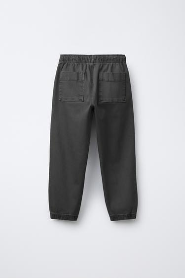 SUPER STRETCH JOGGER TROUSERS - Anthracite grey by Zara
