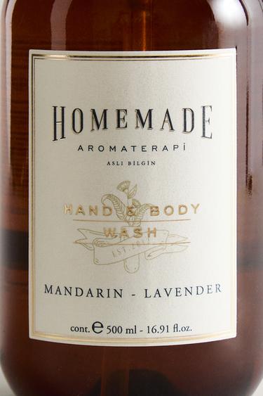 (550 ML) MANDARIN ORANGE, LAVENDER LIQUID SOAP - White / Pink by Zara - Image 4