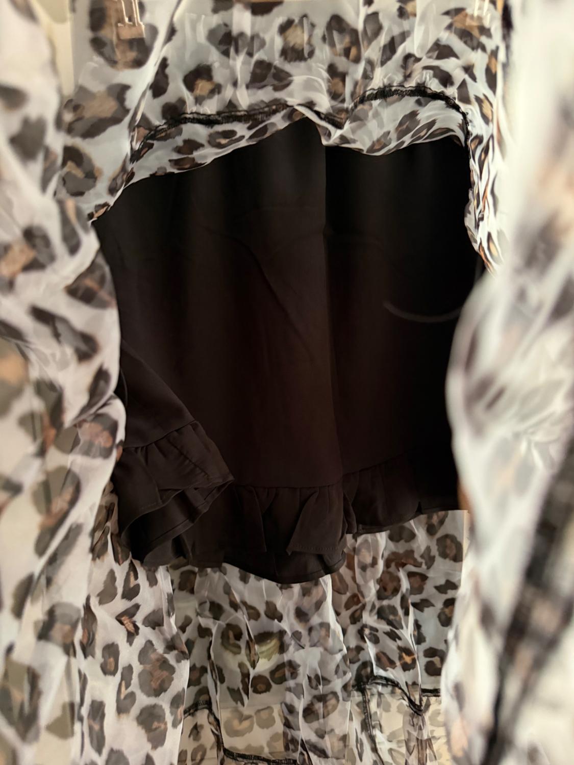 ΦΟΥΣΤΑ ΑΠΟ ΟΡΓΑΝΤΖΑ ANIMAL PRINT - Image 4