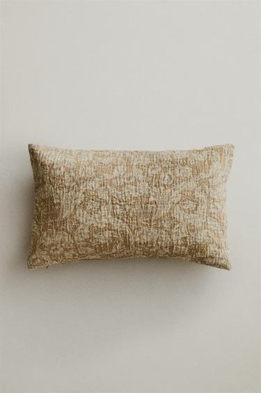 MORRIS & CO. FLORAL CUSHION COVER - Vanilla by Zara