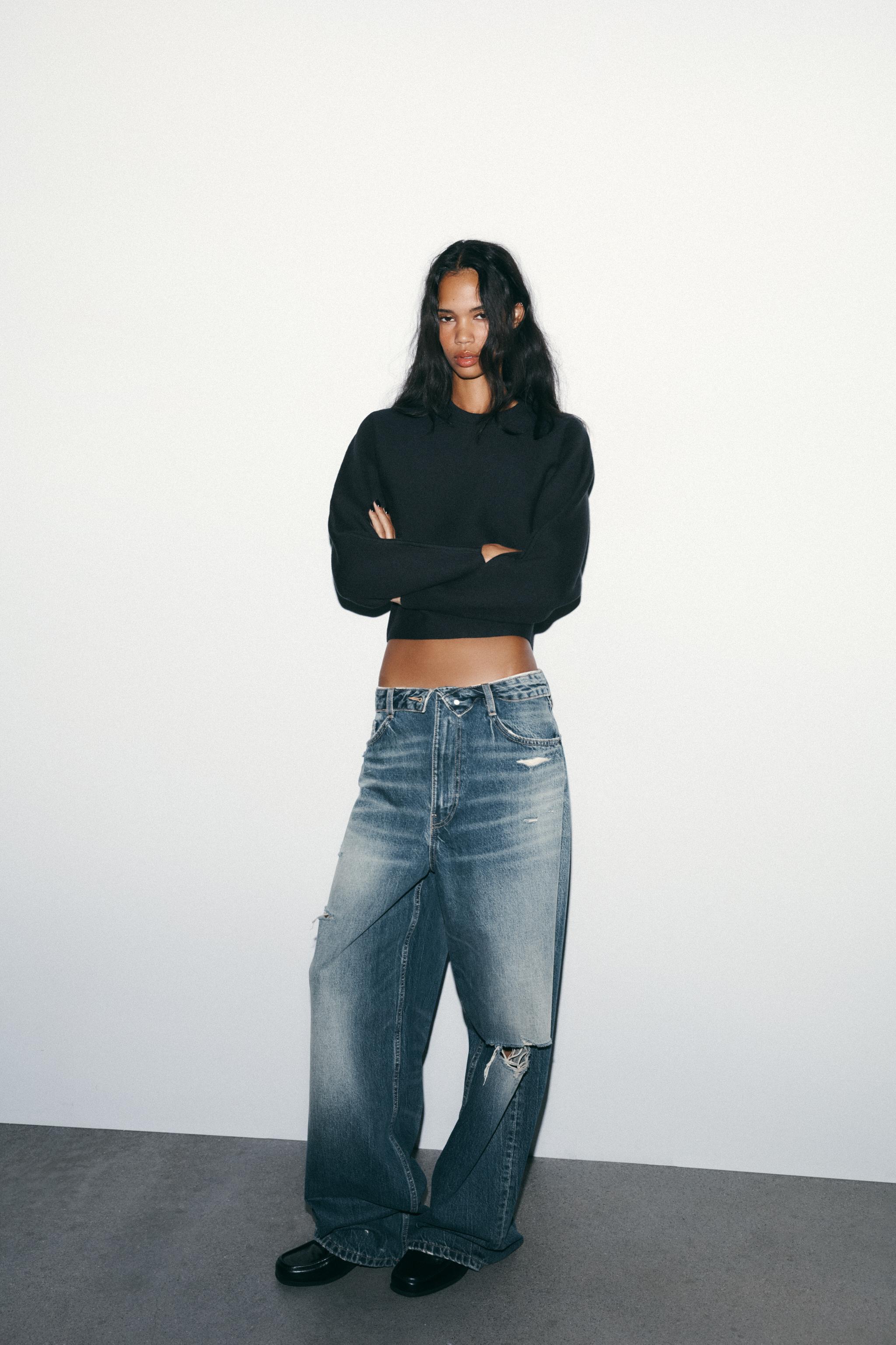 PLAIN KNIT JUMPER - Petrol blue | ZARA United States