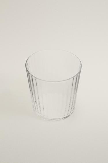 VERRE VERRE RECYCLABLE LIGNES - Transparent de Zara - Image 1