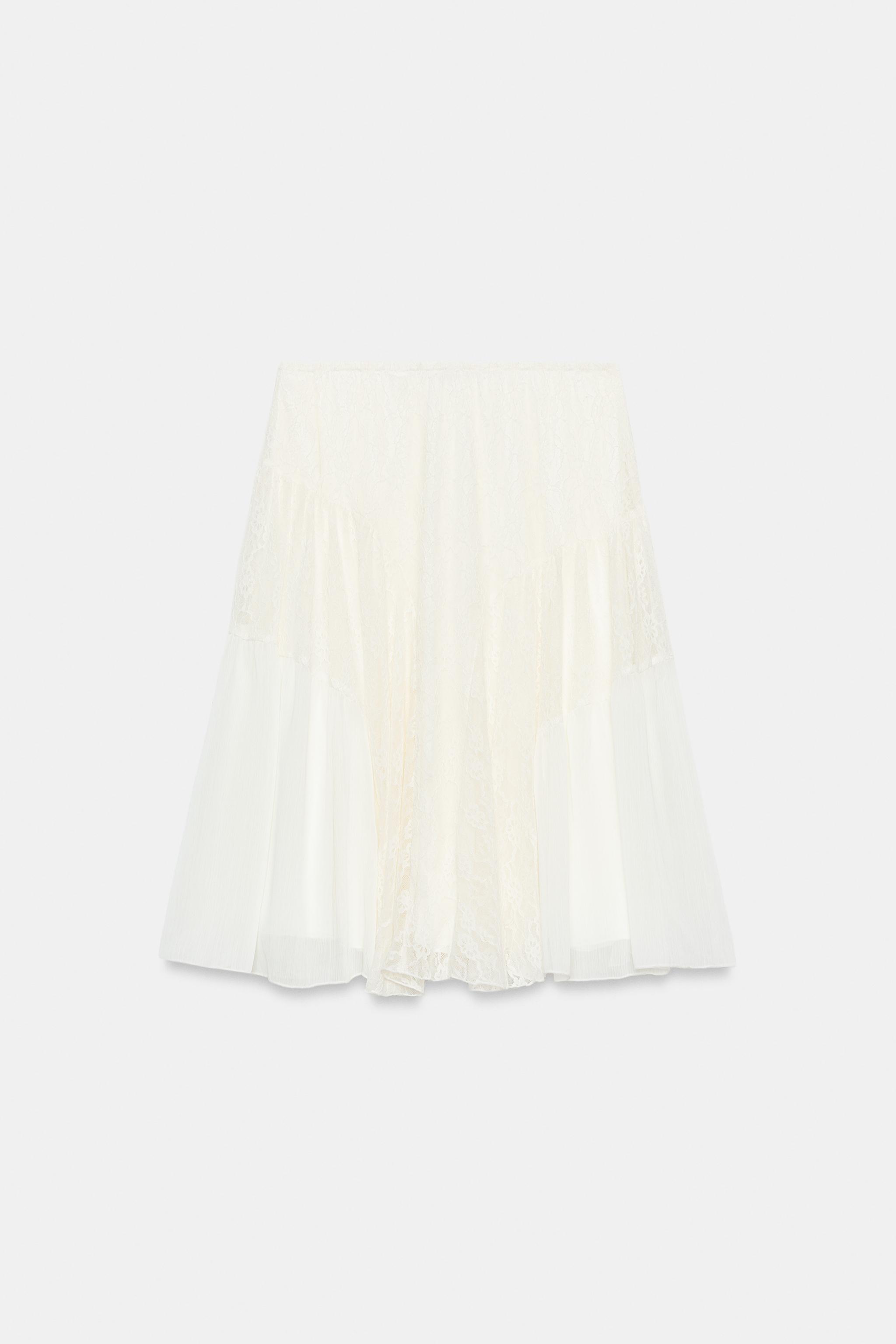 COMBINATION LACE SKIRT