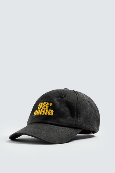 GORRA BORDADO CONTRASTE - Gris oscuro de Zara
