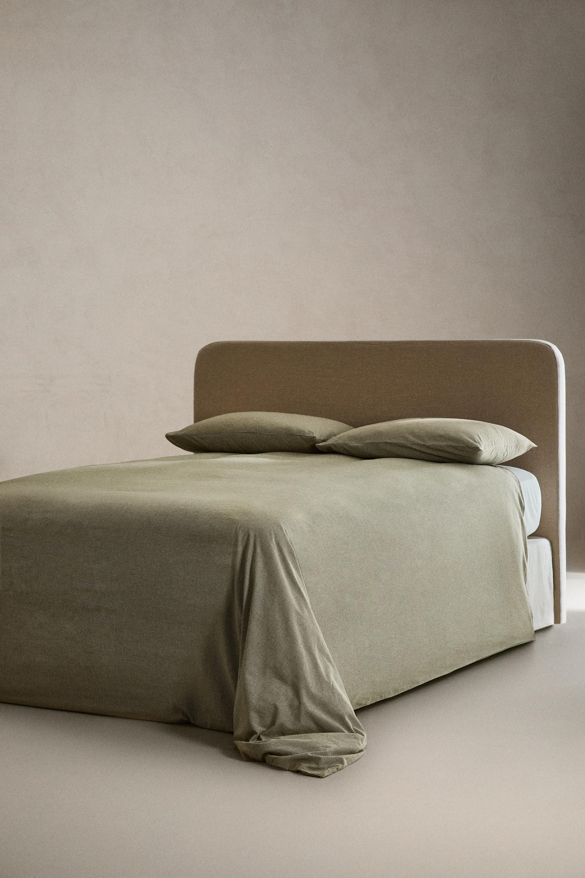 DYED THREAD CHECK CHRISTMAS DUVET COVER